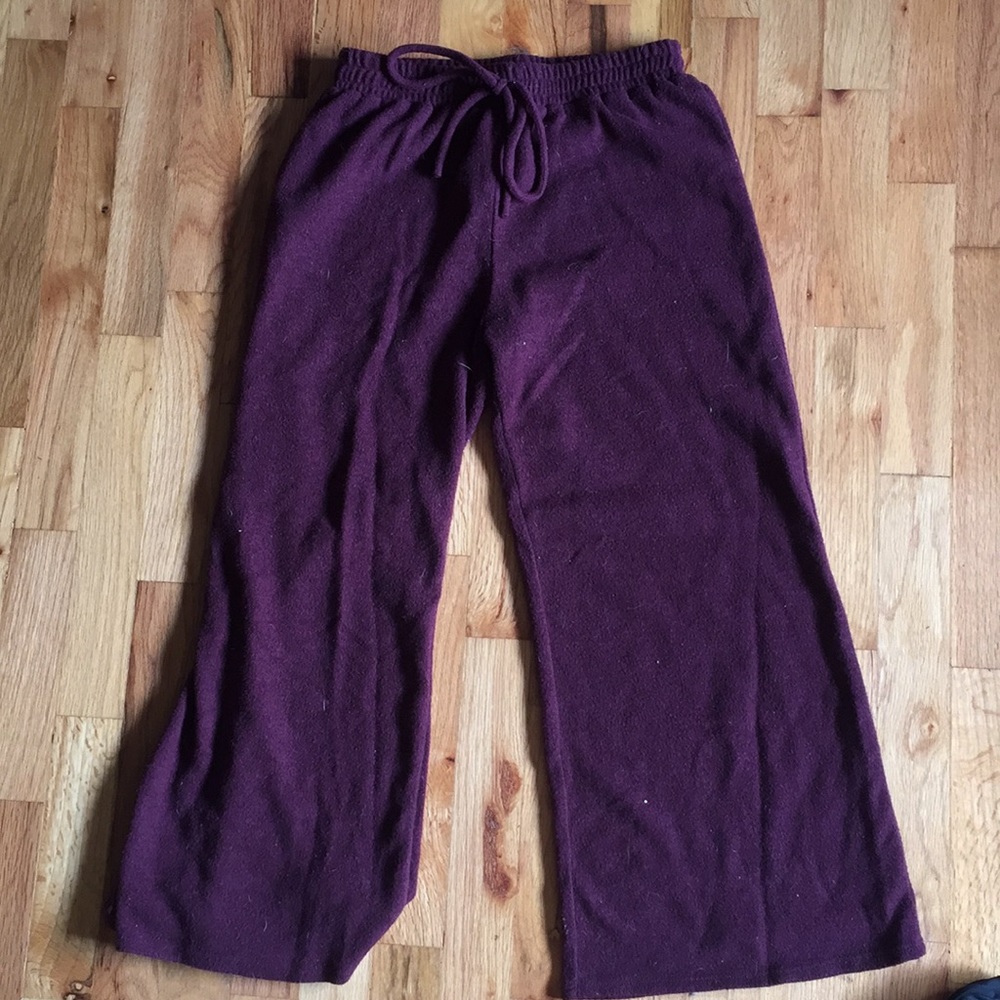 Fuzzy sweatpants